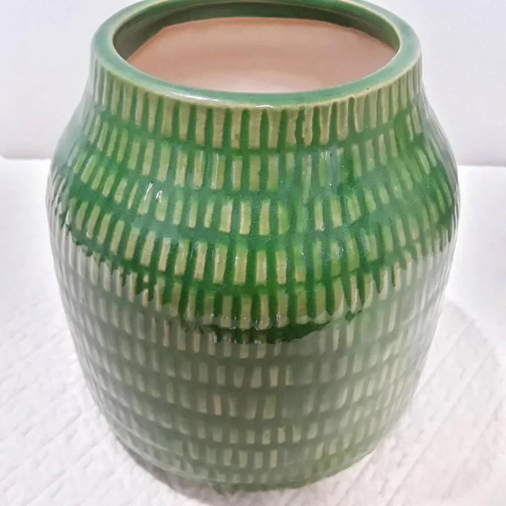 Crate & Barrel Verde Small Vase